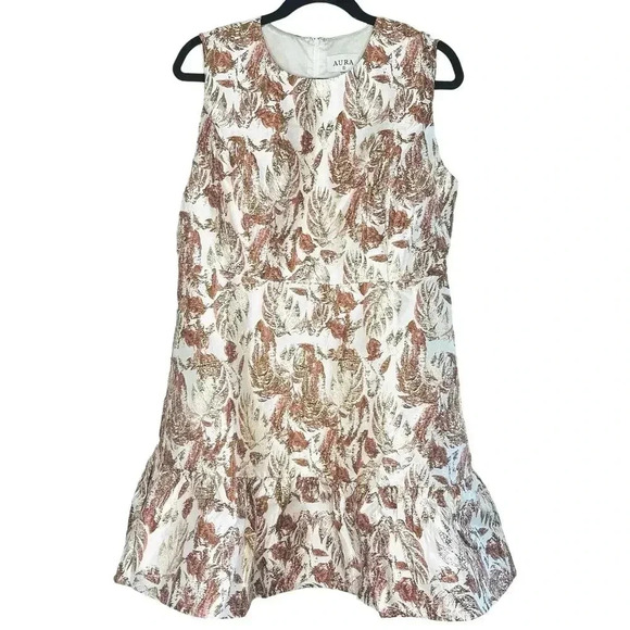 Red Dress Boutique Women’s XL Gather To Celebrate Rose Gold Multi Dress by AURA - Picture 6 of 13